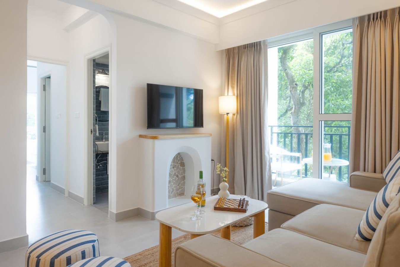 2BHK with Pool nr Candolim Beach | Palms By Umiya - 8