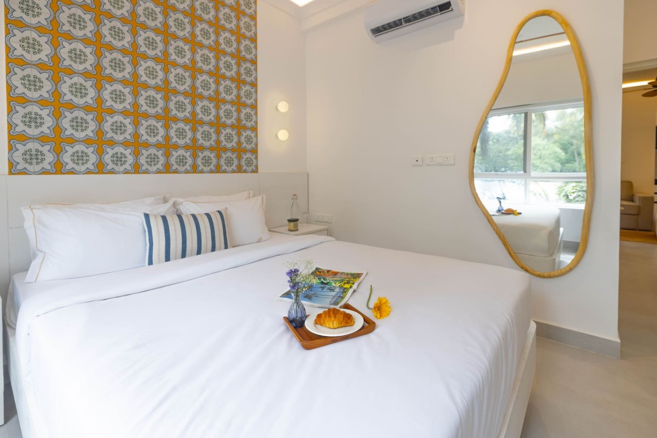 2BHK with Pool nr Candolim Beach | Palms By Umiya - 17