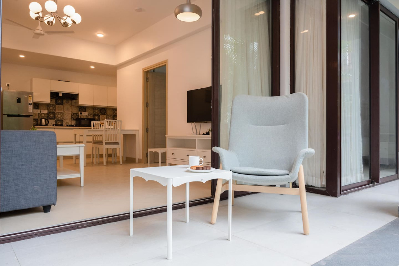 Cozy 1BR with Pool - Only 1km from Candolim Beach - 53