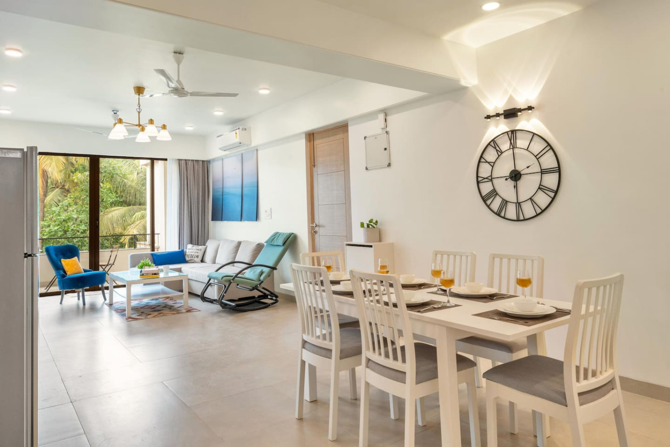 Spacious 3-BR Apartment with Pool in Candolim - 44