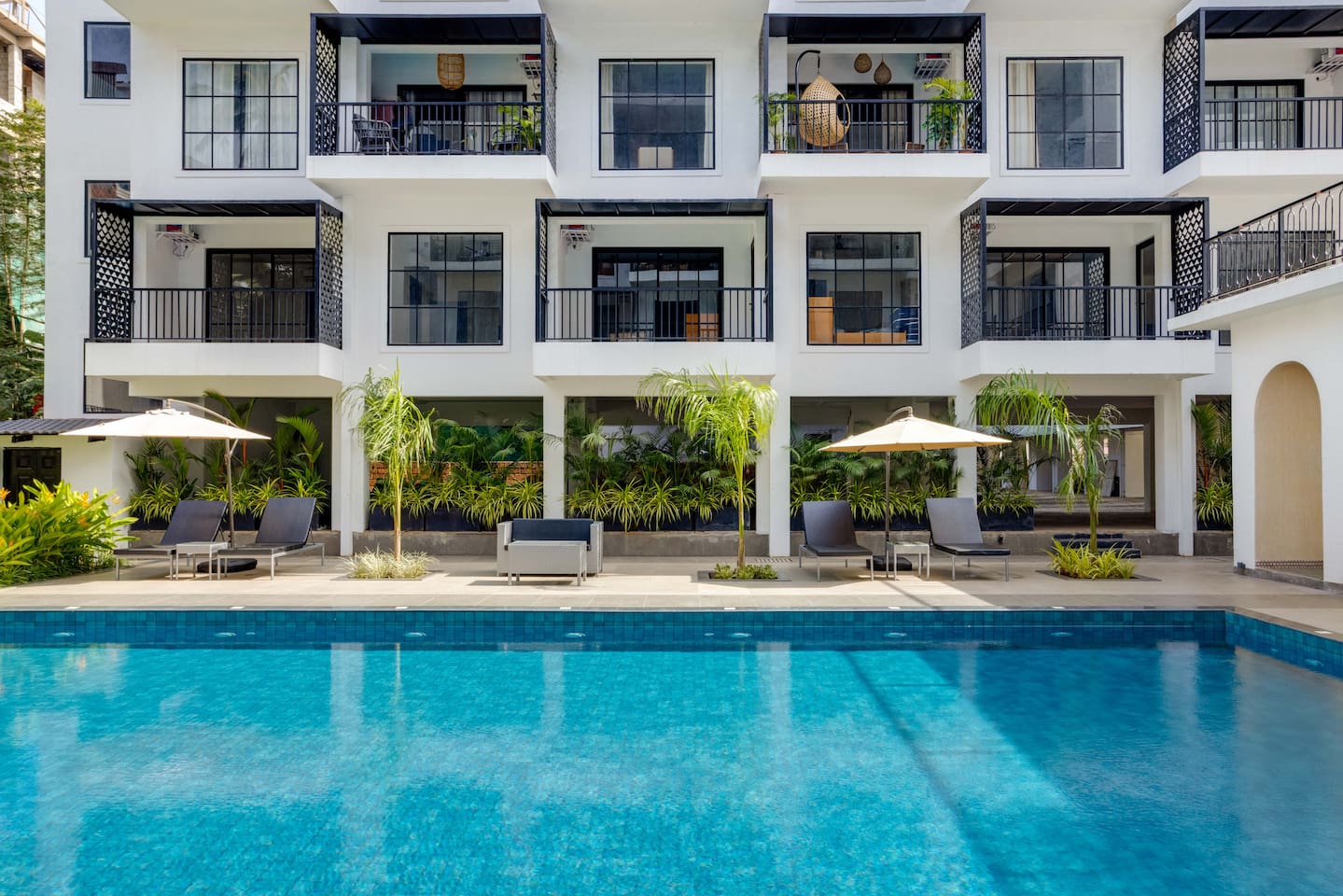 Modern 2BHK with Pool 3km from Calangute Beach - 11