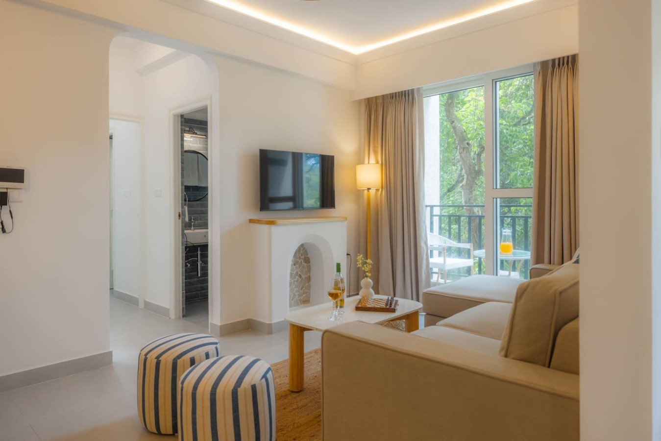 2BHK with Pool nr Candolim Beach | Palms By Umiya - 24