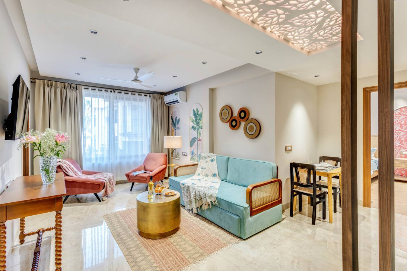 Elegant 1BR with Pool, 5 mins to Candolim Beach - 12
