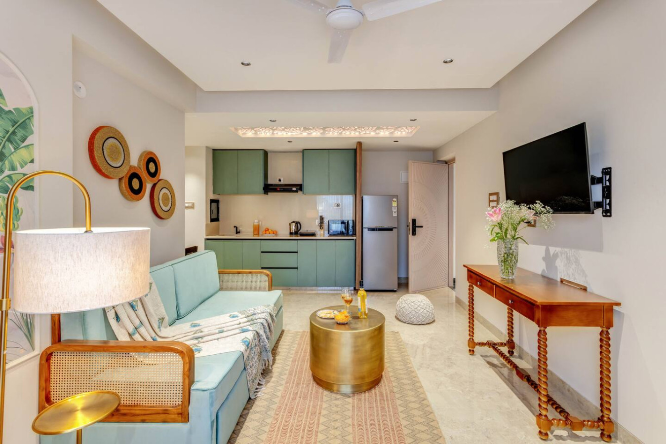 Elegant 1BR with Pool, 5 mins to Candolim Beach - 50
