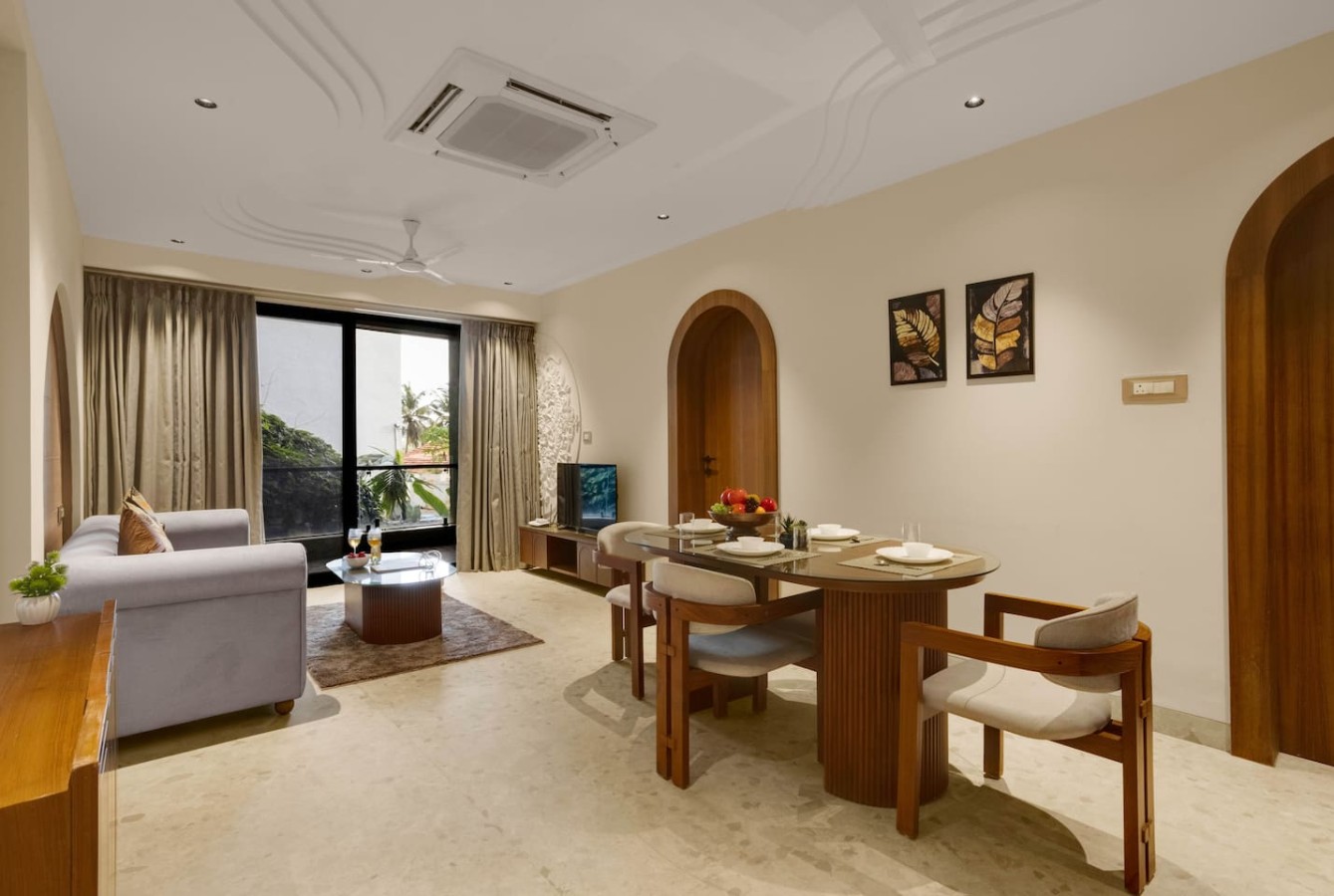 Modern 1BHK with Rooftop Pool Near Candolim Beach - 20