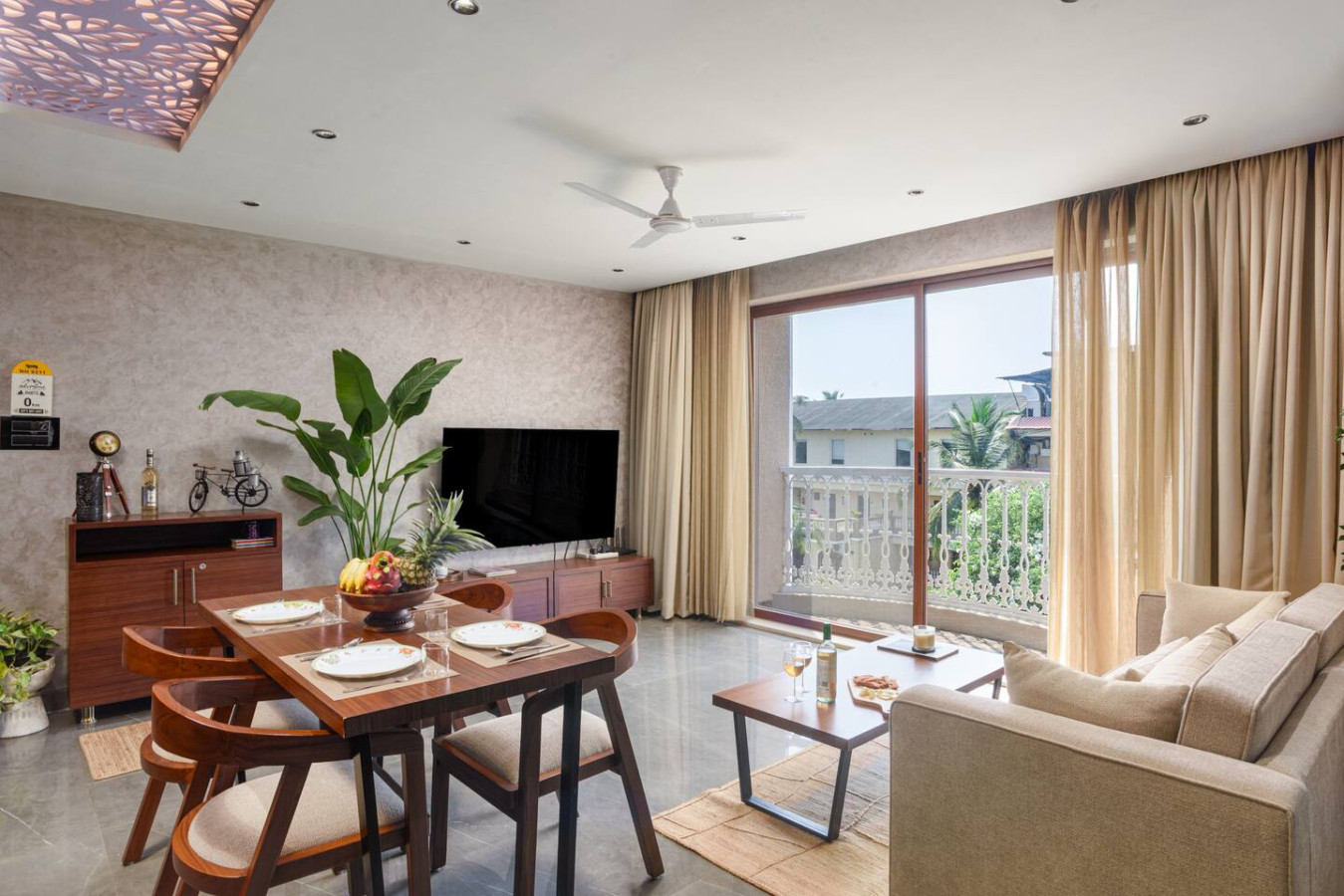 Modern 1BR with Pool, 5min drive to Candolim Beach - 12
