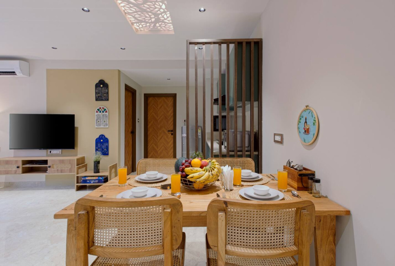 Chic 1BHK in Candolim | Pool & Gym | Near Beach - 25