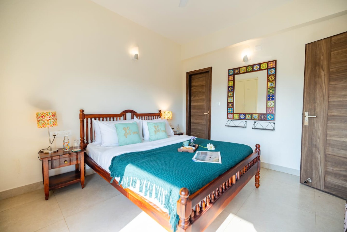 Modern 2BHK w Balcony & Pool near Candolim Beach - 13