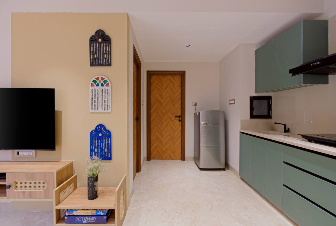 Chic 1BHK in Candolim | Pool & Gym | Near Beach - 22