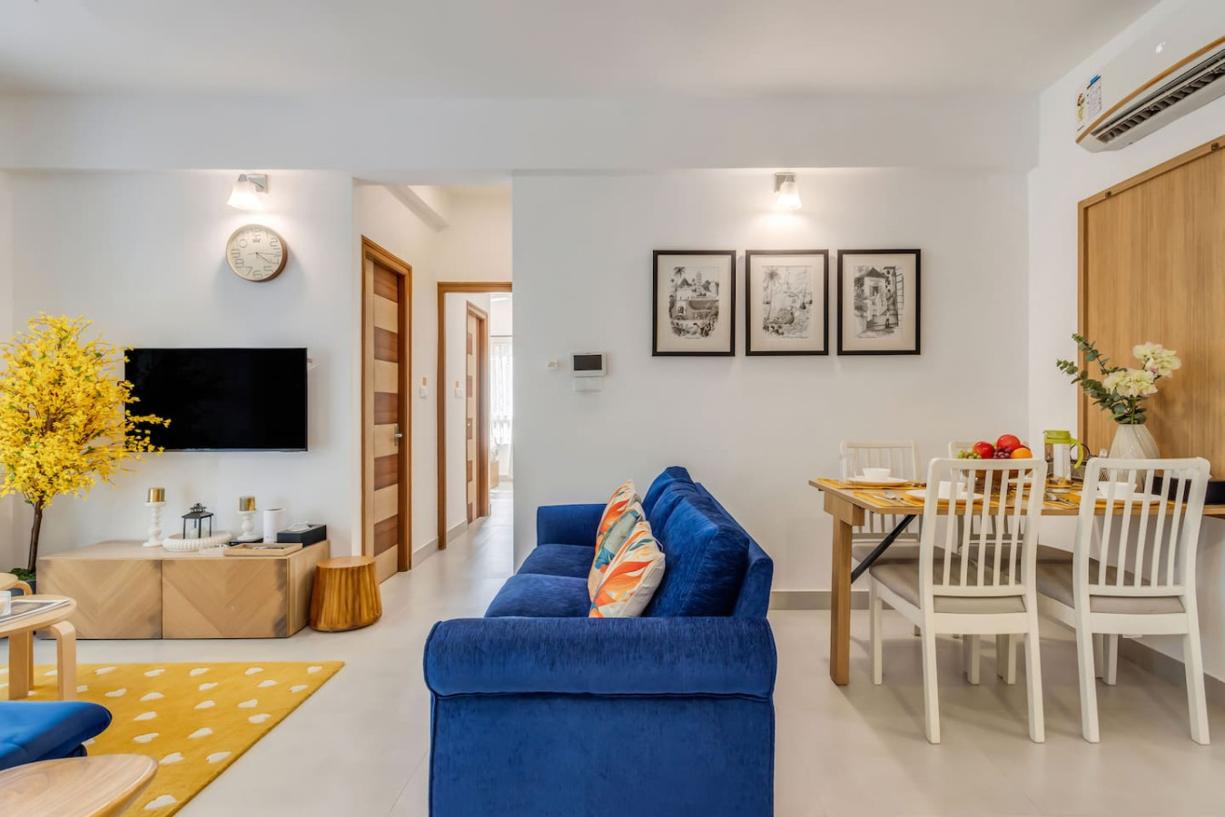 Prime Candolim 2BHK w Pool near Beach & Nightlife - 8