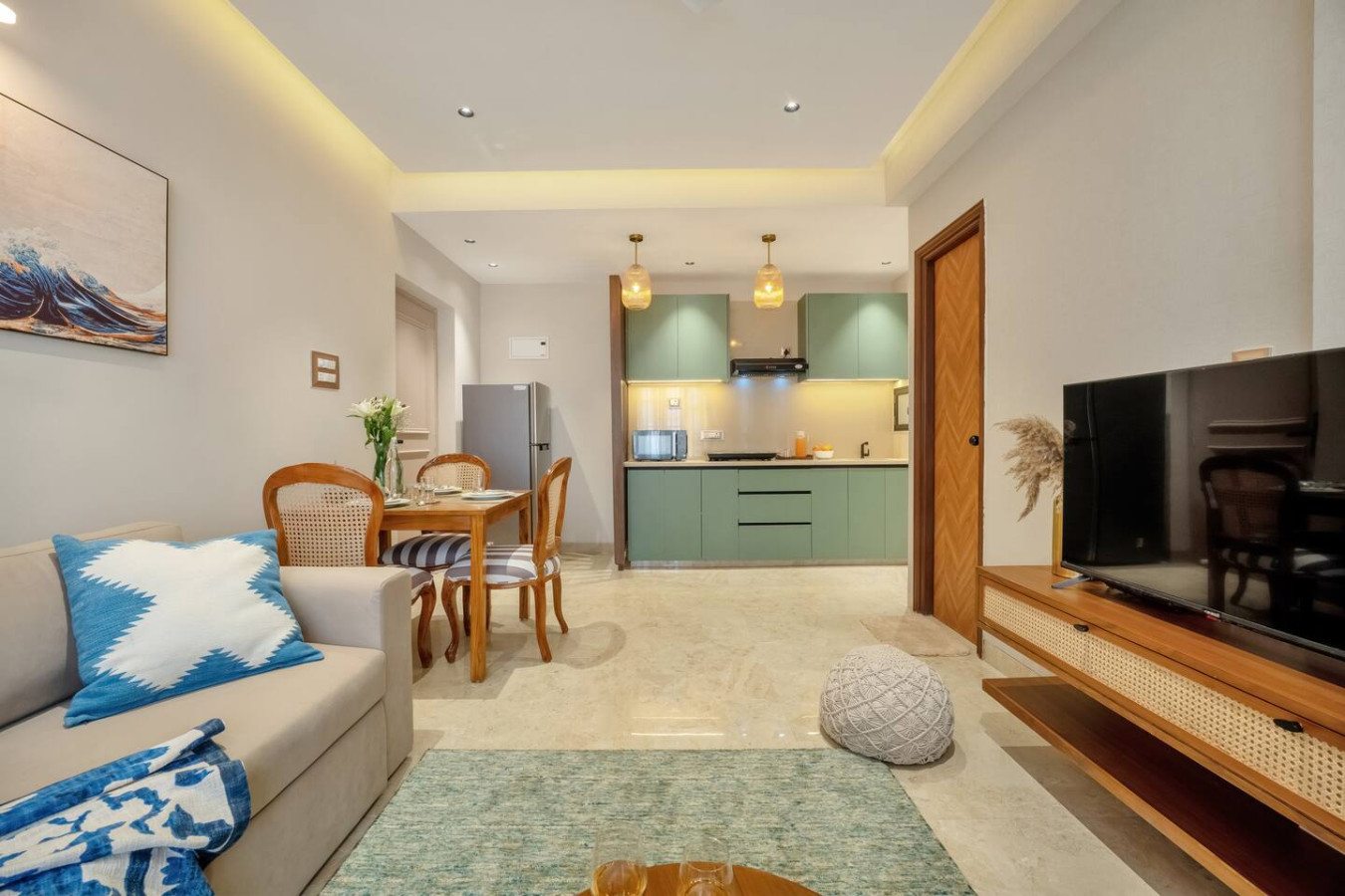 Stylish 1BR with Pool, 5 mins to Candolim Beach - 18
