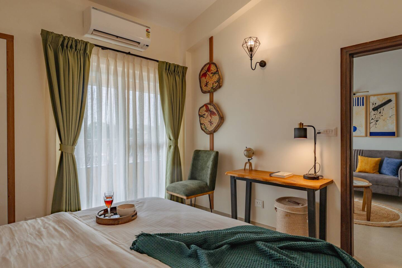 Spacious 2BR Apartment with Balcony near Candolim Beach - 24