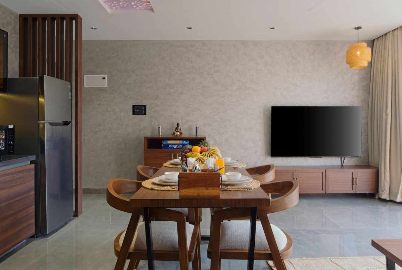 Central 1BHK in Candolim | Pool & Gym | Near Beach - 14
