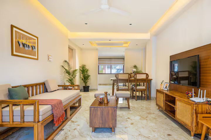 Chic 2BHK in Candolim | 5 Min to Beach, Pool & Gym - 39