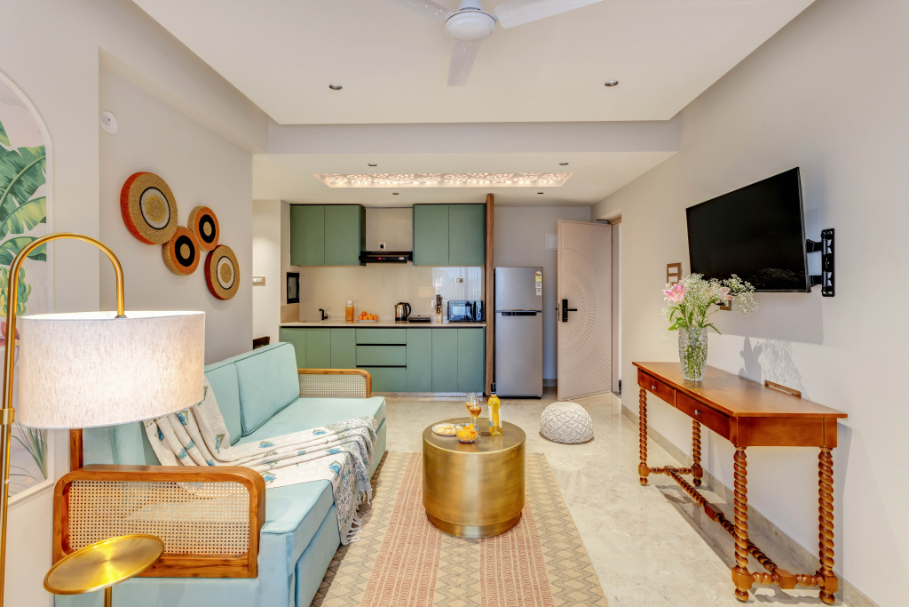 Elegant 1BR with Pool, 5 mins to Candolim Beach - 1