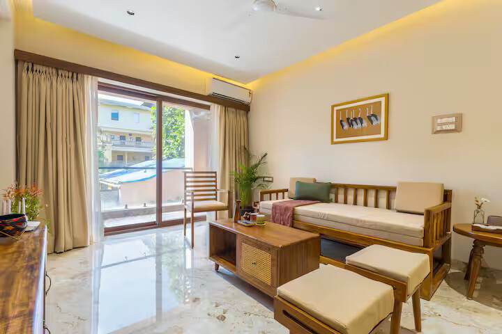 Chic 2BHK in Candolim | 5 Min to Beach, Pool & Gym - 35
