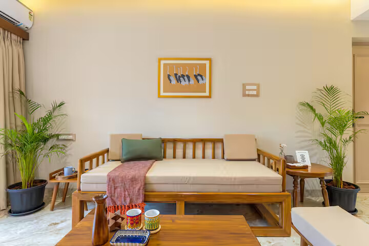 Chic 2BHK in Candolim | 5 Min to Beach, Pool & Gym - 37