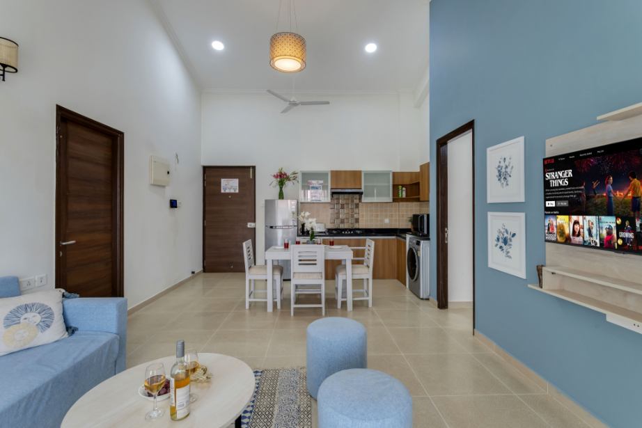 1BR w Pool & Sauna | 2km to Calangute & Baga Beach - 13
