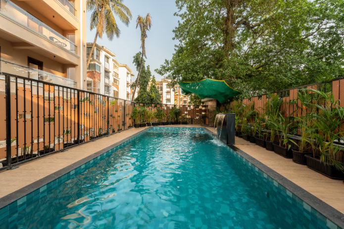 Stylish 1BR with Pool, 5 mins to Candolim Beach - 3
