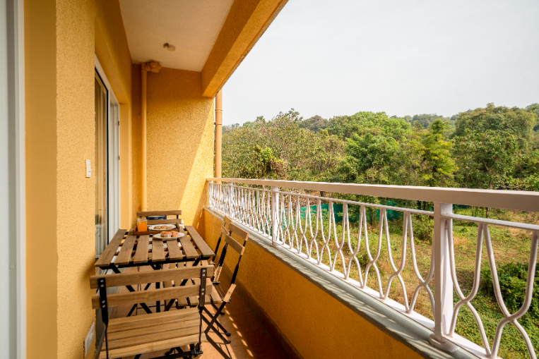 1BR Aparment in North Goa - 5 mins to Candolim Beach - 35