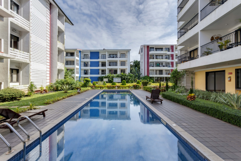 1BR w Pool & Sauna | 2km to Calangute & Baga Beach - 3