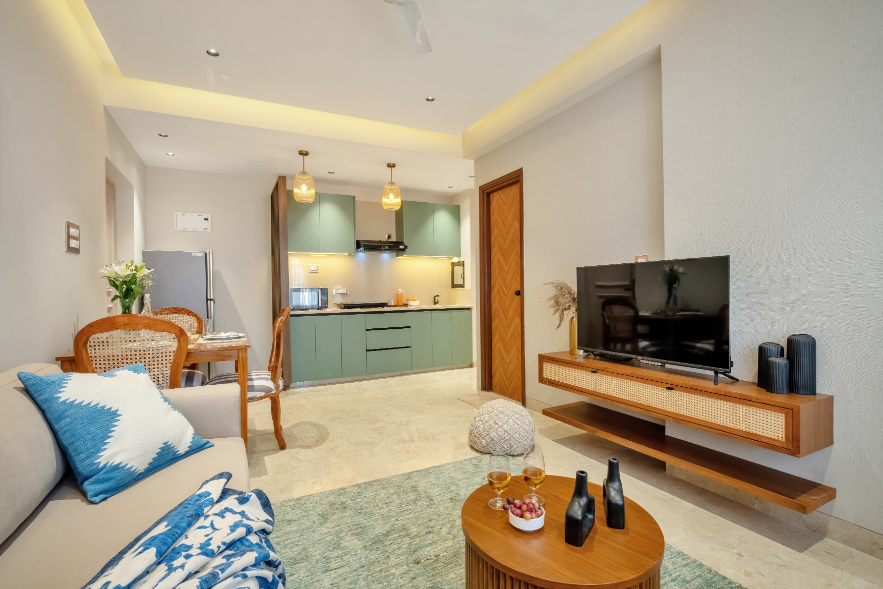 Stylish 1BR with Pool, 5 mins to Candolim Beach - 11
