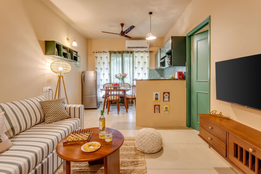 1BR in North Goa | Pool, Gym & Clubhouse Access - 5