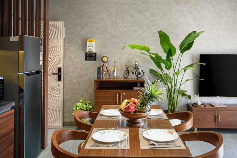 Modern 1BR with Pool, 5min drive to Candolim Beach - 5