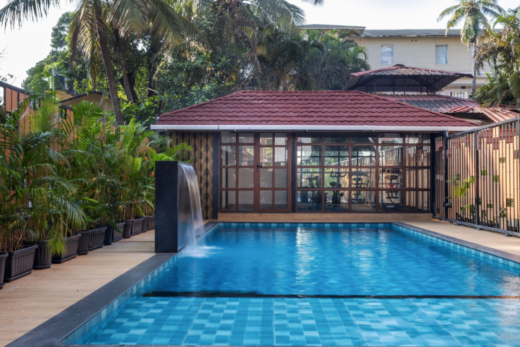 Elegant 1BR with Pool, 5 mins to Candolim Beach - 41