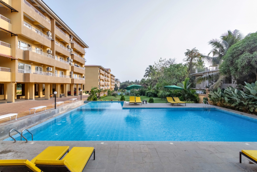 Spacious 2BR Apartment with Balcony near Candolim Beach - 45