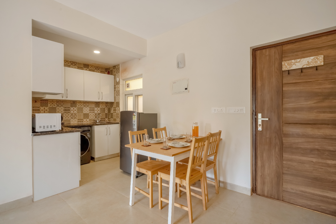 1BR Aparment in North Goa - 5 mins to Candolim Beach - 17