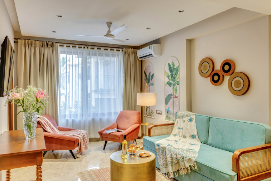 Elegant 1BR with Pool, 5 mins to Candolim Beach - 7