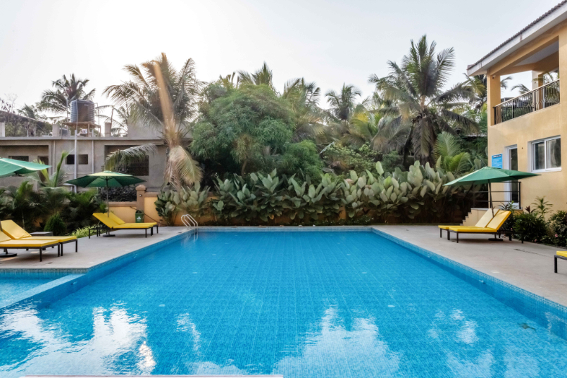 Spacious 2BR Apartment with Balcony near Candolim Beach - 43