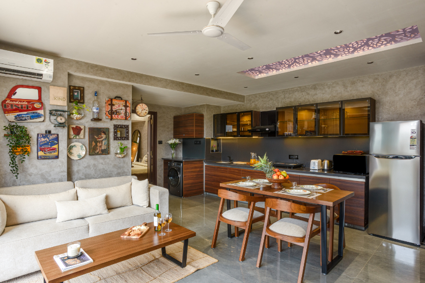 Modern 1BR with Pool, 5min drive to Candolim Beach - 11