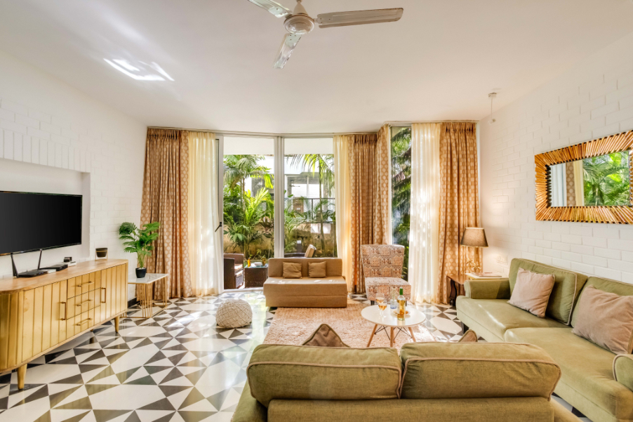 Modern Tropical 2BHK | Near Beach | Pool & Garden - 11