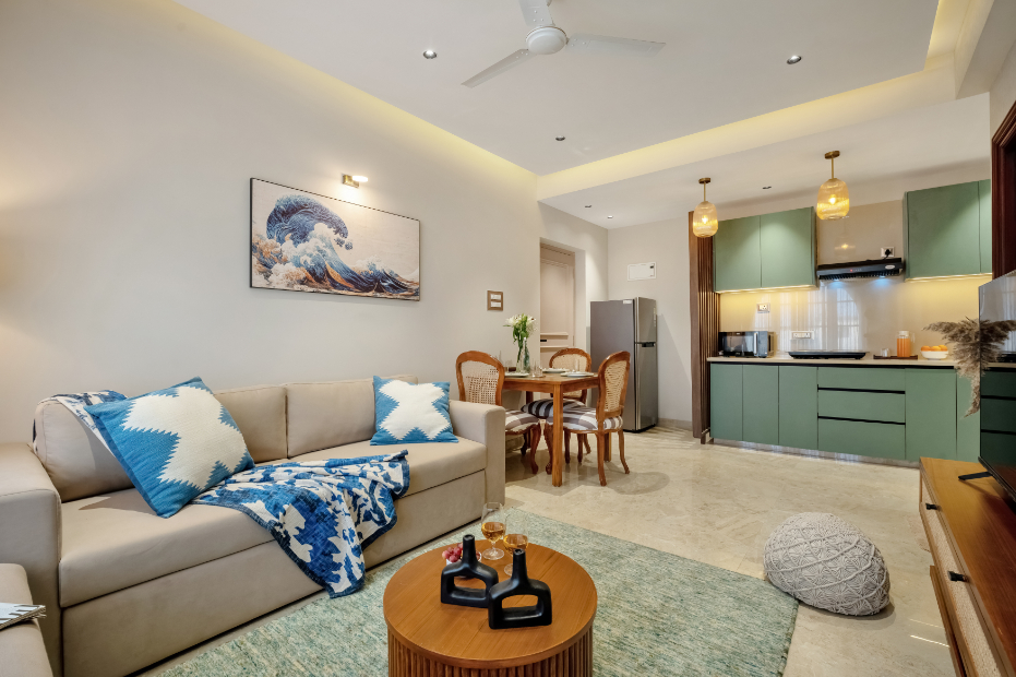 Stylish 1BR with Pool, 5 mins to Candolim Beach - 19