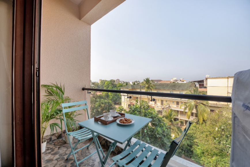 Stylish 1BR with Pool, 5 mins to Candolim Beach - 9