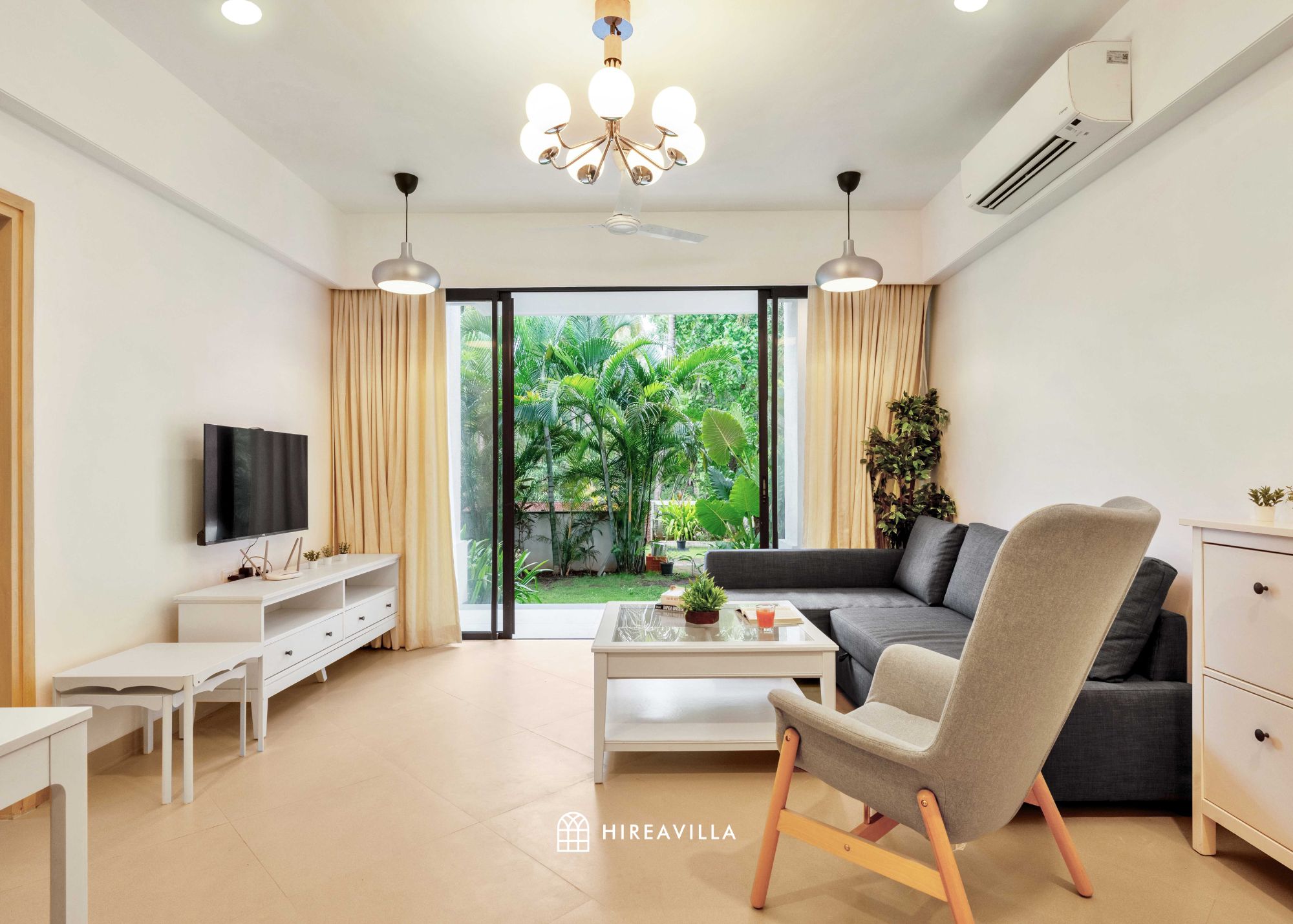 Cozy 1BR with Pool - Only 1km from Candolim Beach - 1