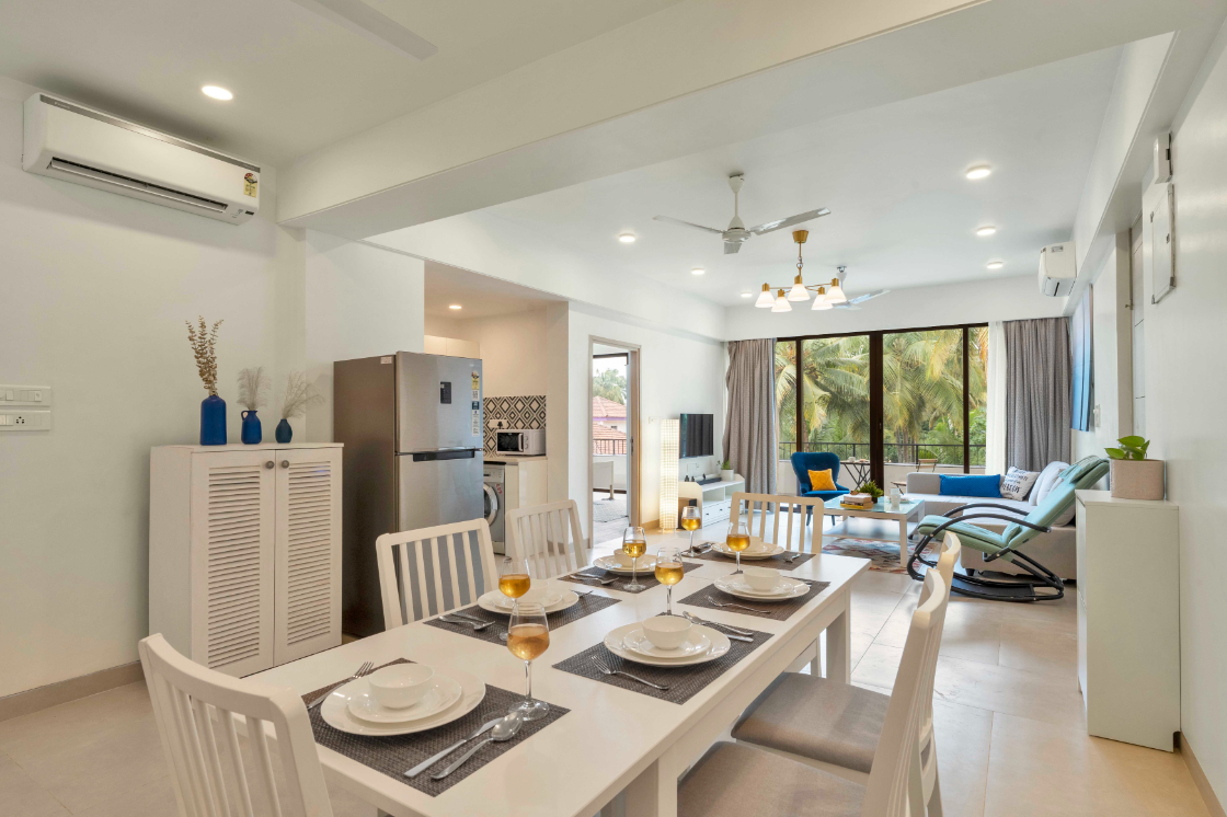 Spacious 3-BR Apartment with Pool in Candolim - 71