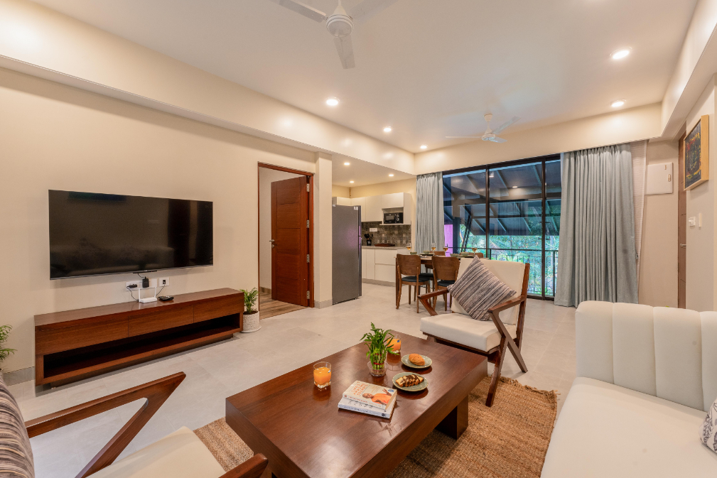 Sol Banyan by Hireavilla - 2BR w pool in Candolim - 1
