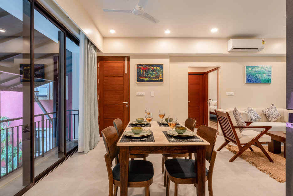 Sol Banyan by Hireavilla - 2BR w pool in Candolim - 13
