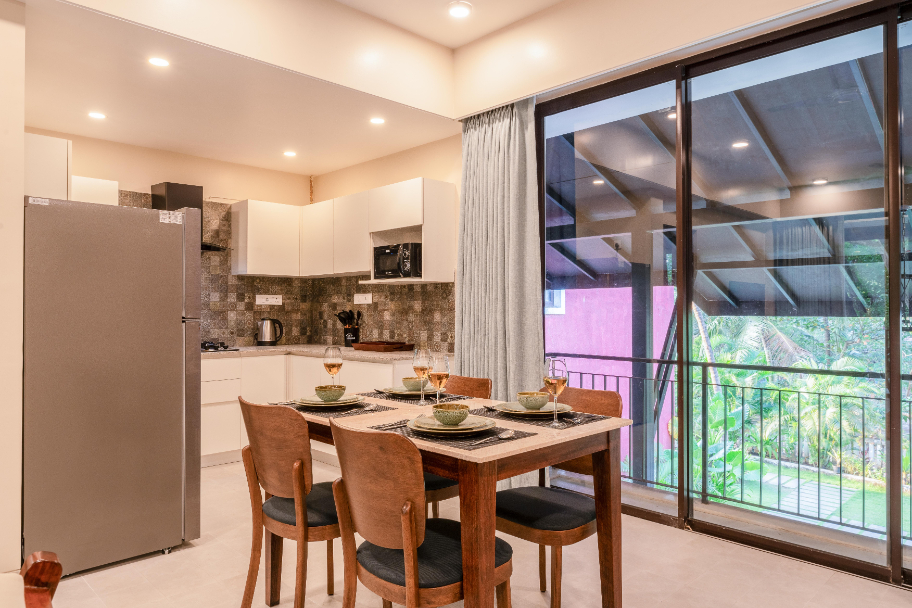 Sol Banyan by Hireavilla - 2BR w pool in Candolim - 14