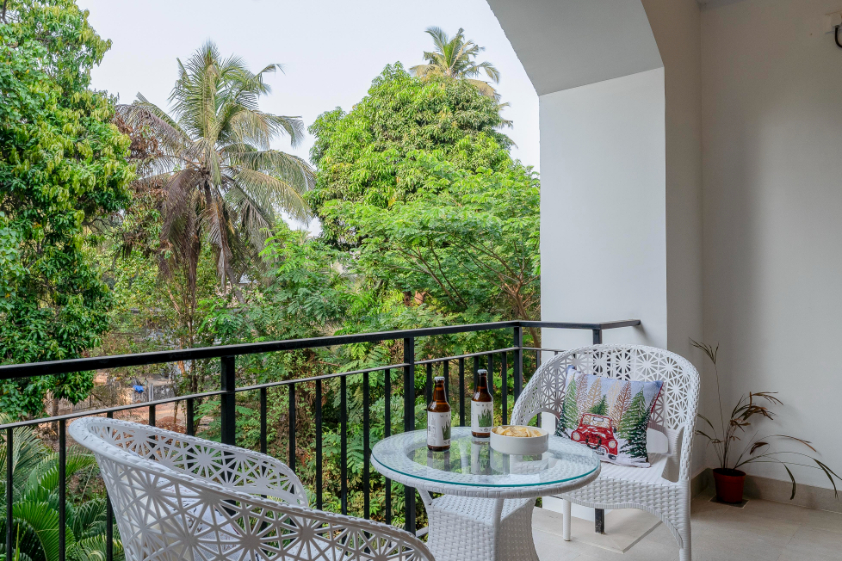 1BR Apt in Candolim with Pool, 5 mins from Beach - 5